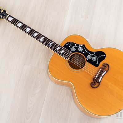 1993 Gibson J-200 Jumbo Guitar Antique Natural, Figured & Near-Mint w/ Case image 13