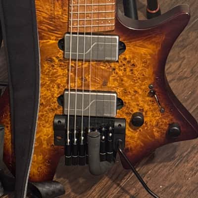 Strandberg Boden Original 7 Trem (Vintage Burst) Poplar Burl Electric Guitar image 3