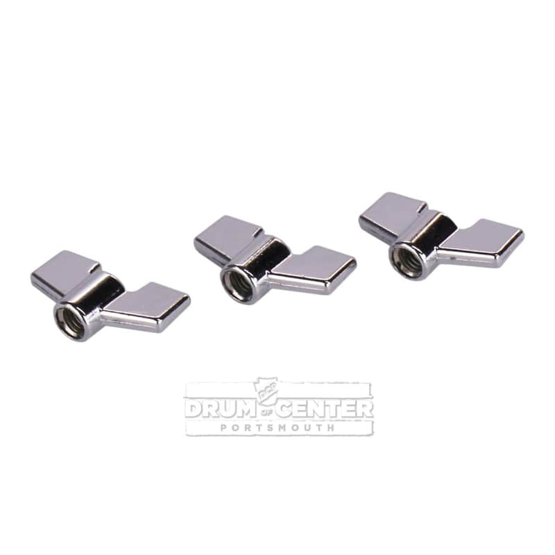 Danmar Wing Nut Topper for Cymbal Stand Chrome 3pack image 1
