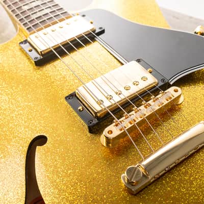 Gibson Custom 64 ES 335 Reissue VOS GH, Gold Sparkle | Demo image 9