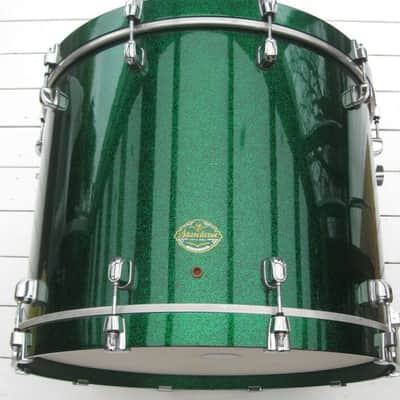Tama  Starclassic  Maple Green Sparkle Laquer 2000 image 5