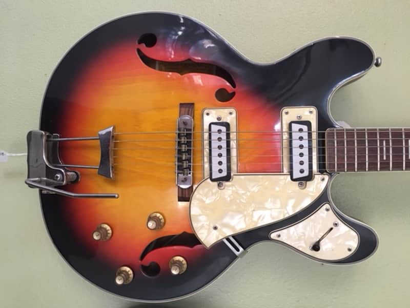 Aria Diamond 1202T Hollowbody Electric Guitar 1966 in