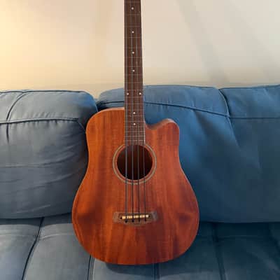 Gold Tone M-Bass/FL Micro 23" Scale Fretless Acoustic/Electric Bass 2010s - Natural image 1