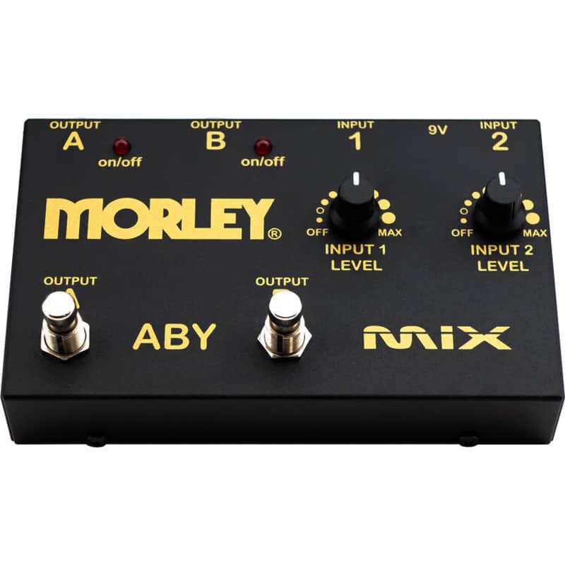 Morley Gold Series ABY MIX 2-Channel Mixer Pedal image 1
