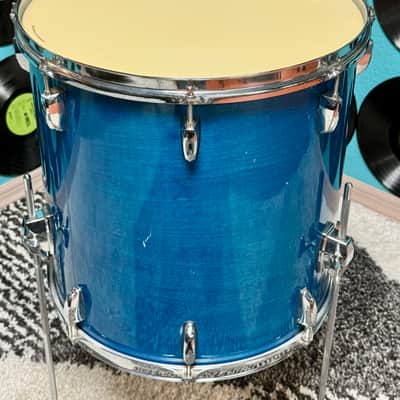 Pearl Export Select 16x16 Floor Tom — Teal Mist — Late 1990s image 8