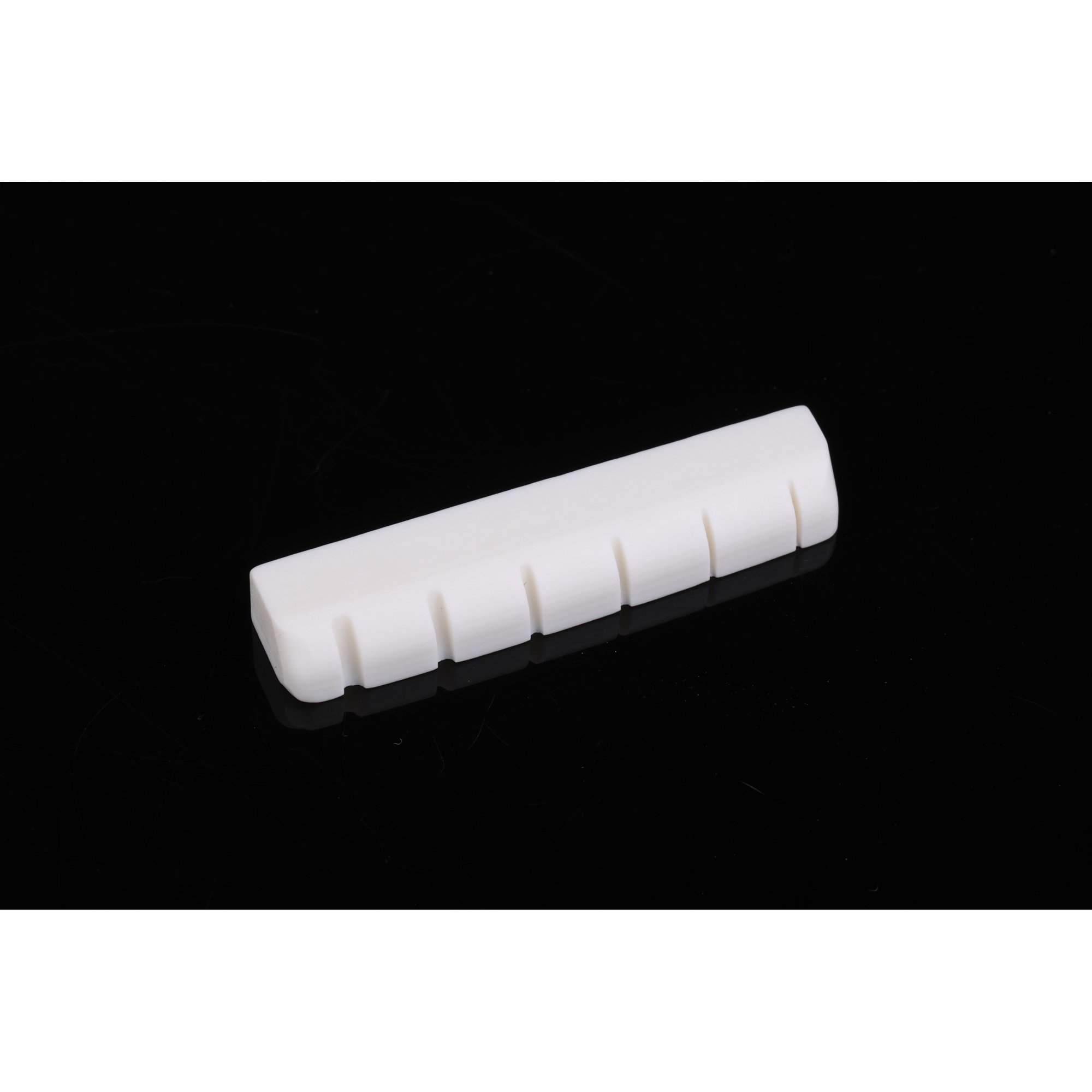 OEM 2 Set 4 Pcs 6 String Acoustic Guitar Bone Bridge Saddle / Guitar Nut photo 3