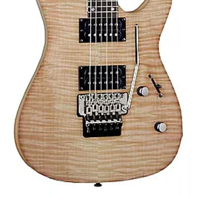 Dean Custom 350 Floyd Electric Guitar Natural Gloss