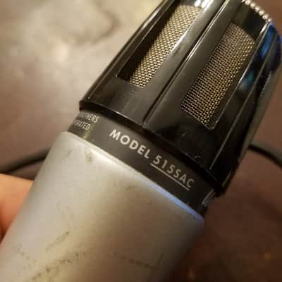 Shure Hi-Z Unidirectional Dynamic Mic 515SAC Unidyne B + Clip IOB 1968 - black and silver image 8