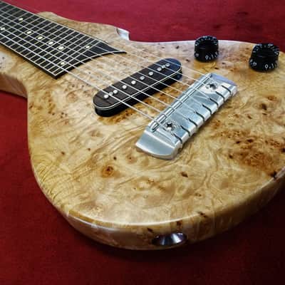 Rukavina 8 String Ripple Lap Steel -- 24" Burled Maple image 4