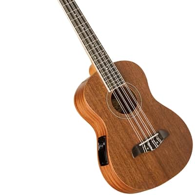 Oscar Schmidt OU28TE All Mahogany Signature "Aloha" 8-String Acoustic-Electric Tenor Size Ukulele image 1