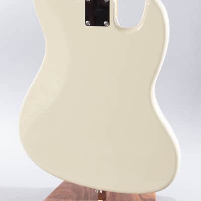 1995 Fender Japan Left-Handed 5-String Jazz Bass Vintage White image 5