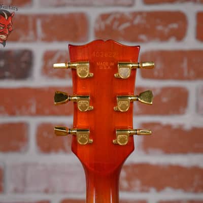 Gibson Les Paul Custom Twentieth Anniversary Cherry Sunburst 1974 w/OHSC image 10