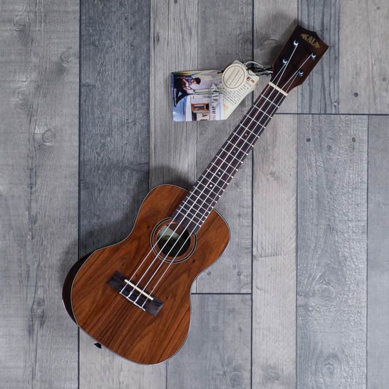 2022 Kala Kala PX-MACA-C Exotic Macawood Concert Ukulele Gloss...