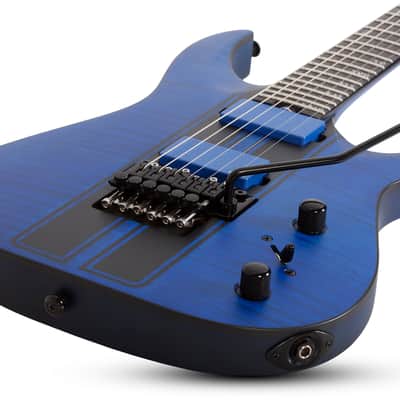 Schecter Banshee GT FR Satin Trans Blue - FREE GIG BAG - Electric Guitar image 4