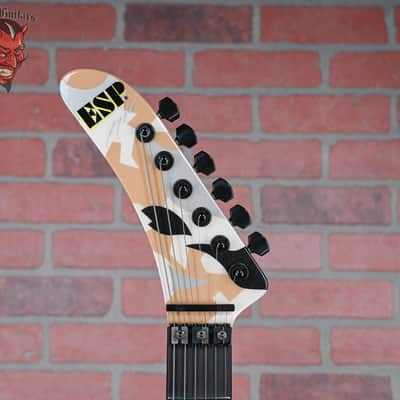 ESP Kamikaze 3 George Lynch Signature Desert Camo with Kamikaze Graphic 2024 w/OHSC image 9