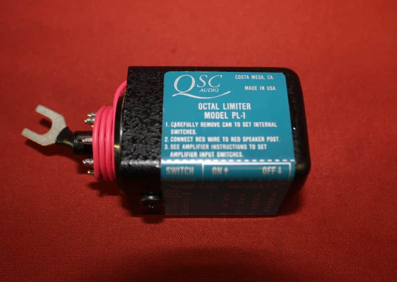 QSC PL-1  Power Limiter Octal Module (w. manual and box) NOS image 1