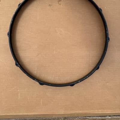 Unbranded 14" Black Die-Cast Drum Hoop Rim 10-Lug Snare/Tom Hoop - Good Condition image 8