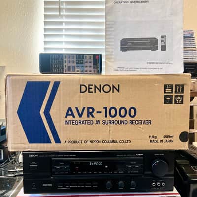 Denon AVR-1000 5.1 Ch 70W Receiver w/ Remote, Box, Instructions; Tested SEE VIDEO image 1
