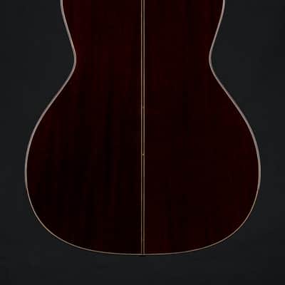 Santa Cruz H13 Custom Old Growth Mahogany and Moon Spruce Sunburst with Century Block Inlay NEW image 5