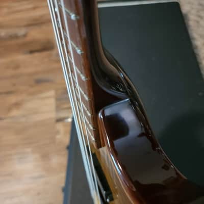 1991 Hamer USA Chaparral 4 String Bass Guitar Beautiful Honey Quilt Top/Back W/OHSC 8.5 Pounds image 18
