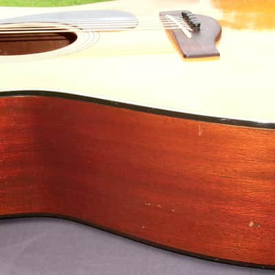 1971 Yamaha FG180 Red Label (New Frets Installed)+Yamaha Original Rocket Case image 15