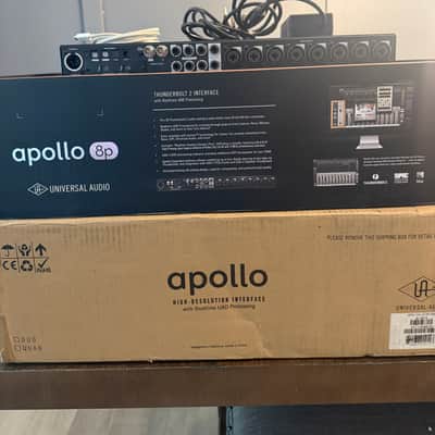 Universal Audio Apollo 8p QUAD Thunderbolt 2 Audio Interface 2010s - Black image 7