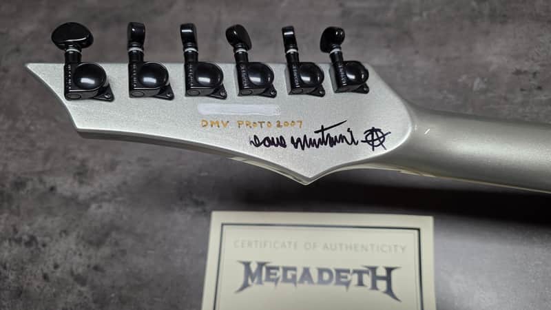 Dean Dave Mustaine King V VMNT Signature USA Custom Shop Flying V NAMM American Pre-Production Prototype 2006 PRE-GIBSON Megadeth Korina Signature Guitar Artist Owned by DAVE MUSTAINE Master Built Masterbuilt by Dean Zelinsky ESP DV8 Lawsuit image 1
