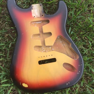 BloomDoom Nitro Lacquer Aged Relic S-Style or T-Style Vintage Custom Guitar Body image 12