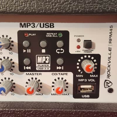 Rockville RPM45 1800-Watt 4-Channel Powered Mixer image 2