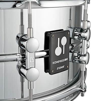 Sonor Kompressor 14" x 6.5" Steel Snare Drum image 5