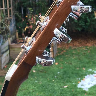 Zager Acoustic-Electric "Parlor" (Truly a 12-Fret 00-000 Size) 2020 Mahogany image 15