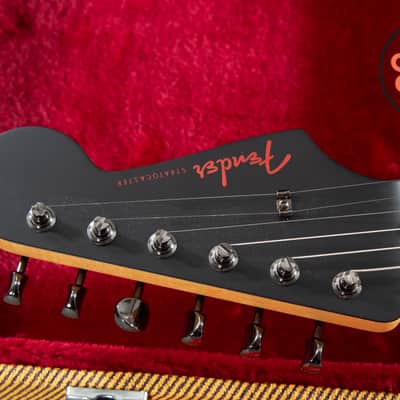 2025 Fender MIJ Japan Limited Hybrid II Noir Stratocaster Black Tweed HSC image 3