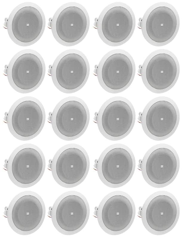 (20) JBL 8124 4" Full Range Commercial 70V/100V 6w Ceiling Speakers 4 Restaurant image 1