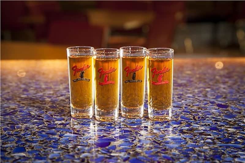Fender Banner Headstock Shot Glasses, Set of Four 2016 image 5