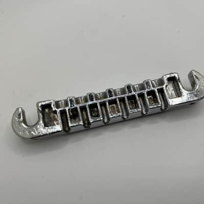 1960's Gibson Lightning Bar Wraparound Compensating Bridge/ Melody Maker Les Paul Jr Firebird / Restoration Station image 4
