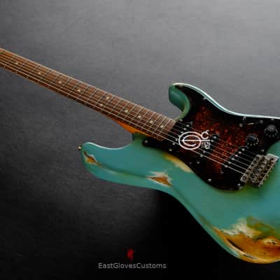 Fender Stratocaster Daphne blue Heavy Aged Relic image 13