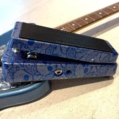Flattley Guitar Pedal Guitar Blue Skulls – The Flattley Wah 10th Anniversary Edition image 5