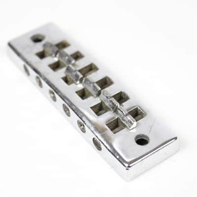 1973 Vintage Gibson SG Standard/Les Paul/ES325/L6S/Marauder Schaller Harmonica Bridge Chrome W.Germany 1970s Early Norlin Era image 3