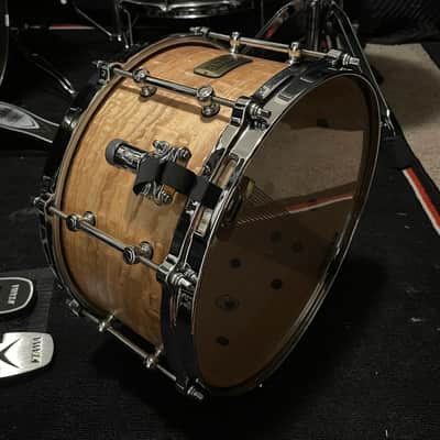 Tama LGM137STA 7x13" S.L.P. Series G-Maple Snare Drum 2012 - Present - Satin Tamo Ash image 7