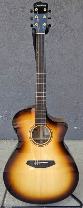 Breedlove Artista Pro Series Concerto CE Acoustic Electric Guitar, Burnt Amber image 1