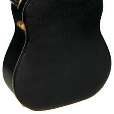 MBT Hardshell Wood Acoustic Guitar Case - Black Tolex Covering image 5