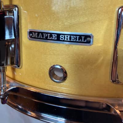 Pearl Carmine Appice's SIGNED 5x14" Maple Parallel Snare Drum (#6) 1980s - Maple image 11