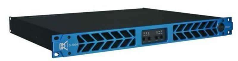 CVR Audio D-1004 BLUE Professional Power Amplifier 1 Space 1000 Watts x4 at 8-Ohms image 1