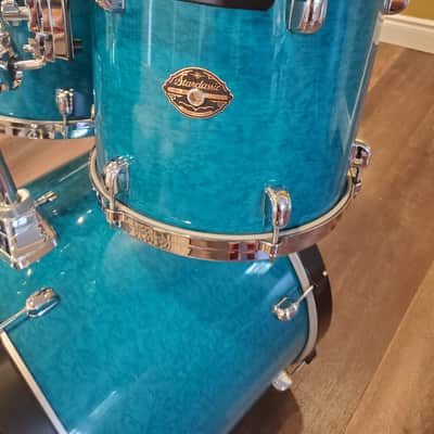 Tama Starclassic Performer Drums 1990s - Gravure Marine Blue image 14