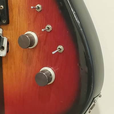 Rare Vintage 70's Univox Stratocaster Style MIJ Japan HSS Racing Stripes image 6