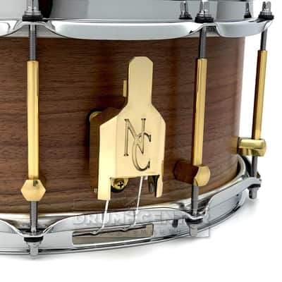 Noble & Cooley Solid Shell Classic Walnut Snare Drum 14x6 Natural Oil image 3