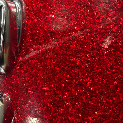Vintage 1965 Slingerland Tom Drum 8 x 12 Red Sparkle image 4