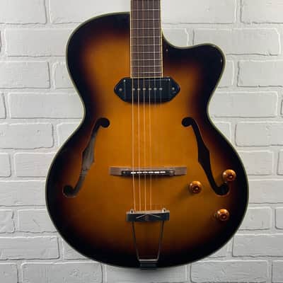 Alvarez AD65CE Archtop Acoustic Electric P-90 Pickup w/ Case image 3