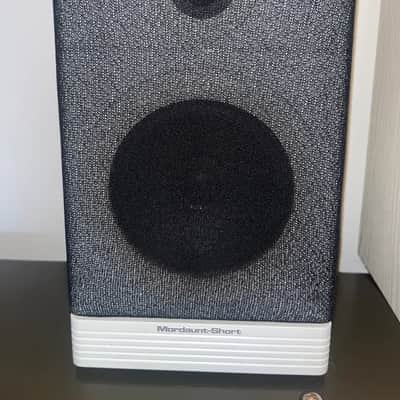 Early 90's White Bookshelf Speakers - MS Mordaunt Short (Made in England) image 5
