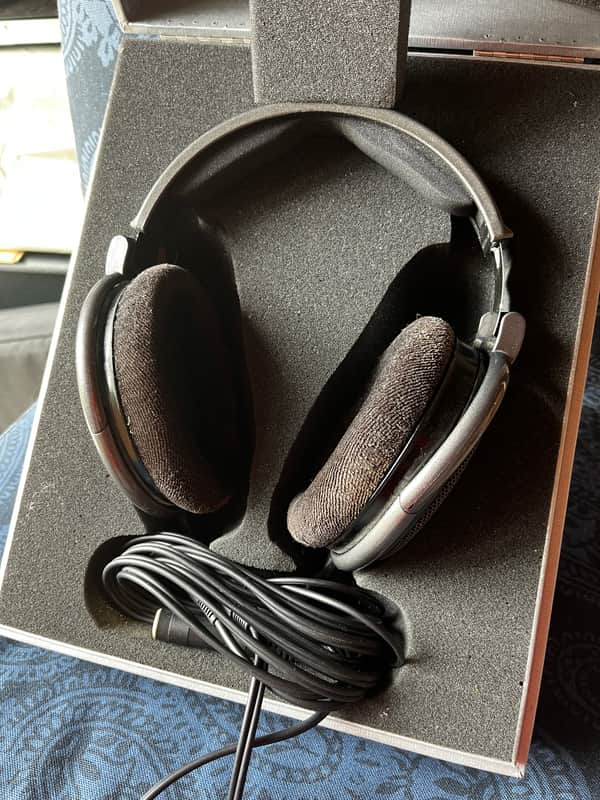 Irish! ☘️ Sennheiser HD650 Reference Headphones (silver mesh version) image 1